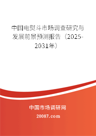 中国电熨斗市场调查研究与发展前景预测报告（2025-2031年）