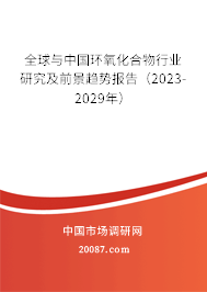 全球与中国环氧化合物行业研究及前景趋势报告(2022-2028年) 全球与中国环氧化合物行业研究及前景趋势报告(2022-2028年)