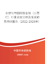 全球与中国碳酸氢钠（小苏打）行业调查分析及发展趋势预测报告（2022-2028年）