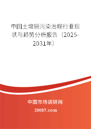 中国土壤镉污染治理行业现状与趋势分析报告(2025-2031年) 中国土壤镉污染治理行业现状与趋势分析报告(2025-2031年)