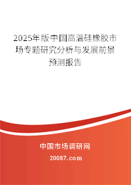 2025年版中国高温硅橡胶市场专题研究分析与发展前景预测报告