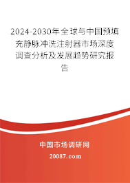 2024-2030年全球与中国预填充静脉冲洗注射器市场深度调查分析及发展趋势研究报告