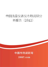 中国流量仪表仪市场调研分析报告（2012）