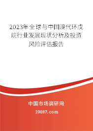 2023年全球与中国溴代环戊烷行业发展现状分析及投资风险评估报告