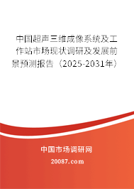 中国超声三维成像系统及工作站市场现状调研及发展前景预测报告（2025-2031年）
