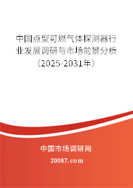 中国点型可燃气体探测器行业发展调研与市场前景分析（2025-2031年）
