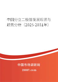 中国分立二极管发展现状与趋势分析(2025-2031年) 中国分立二极管发展现状与趋势分析(2025-2031年)