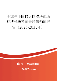 全球与中国以太网模块市场现状分析及前景趋势预测报告（2025-2031年）