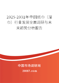 2025-2031年中国纸巾（湿巾）行业发展全面调研与未来趋势分析报告