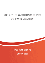 2007-2008���й�������Ʒ����ҵ���ݷ�������