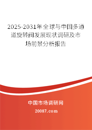 2025-2031年全球与中国多通道旋转阀发展现状调研及市场前景分析报告 2025-2031年全球与中国多通道旋转阀发展现状调研及市场前景分析报告