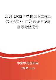 2026-2032年中国聚偏二氟乙烯（PVDF）市场调研与发展前景分析报告