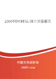 2009TOM网站/媒介测量报告