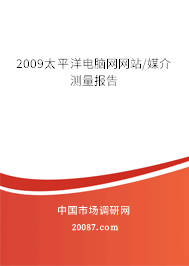 2009太平洋电脑网网站/媒介测量报告