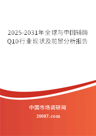 2025-2031年全球与中国辅酶Q10行业现状及前景分析报告 2025-2031年全球与中国辅酶Q10行业现状及前景分析报告