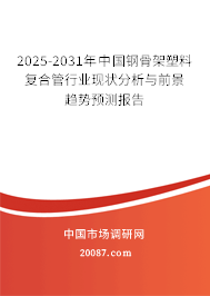 2025-2031年中国钢骨架塑料复合管行业现状分析与前景趋势预测报告