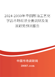 2024-2030年中国炼油工艺化学品市场现状全面调研及发展趋势预测报告