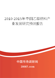 2010-2015年中国乙醇燃料产业发展研究预测报告 2010-2015年中国乙醇燃料产业发展研究预测报告
