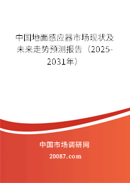 中国地面感应器市场现状及未来走势预测报告（2025-2031年）