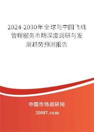 2024-2030年全球与中国飞机管理服务市场深度调研与发展趋势预测报告
