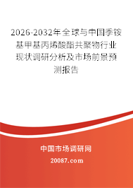 2026-2032年全球与中国季铵基甲基丙烯酸酯共聚物行业现状调研分析及市场前景预测报告