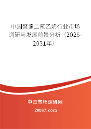 中国聚偏二氟乙烯行业市场调研与发展前景分析（2025-2031年）