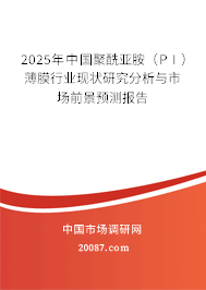 2025年中国聚酰亚胺（PI）薄膜行业现状研究分析与市场前景预测报告