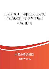 2025-2031年中国塑料压延机行业发展现状调研与市场前景预测报告