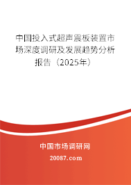 中国投入式超声震板装置市场深度调研及发展趋势分析报告(2025年) 中国投入式超声震板装置市场深度调研及发展趋势分析报告(2025年)