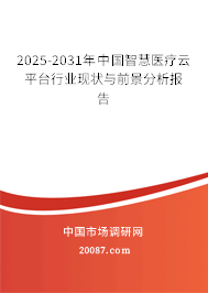 2025-2031年中国智慧医疗云平台行业现状与前景分析报告