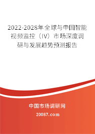2022-2028年全球与中国智能视频监控（IV）市场深度调研与发展趋势预测报告