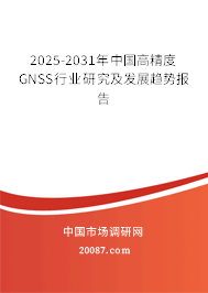2025-2031年中国高精度GNSS行业研究及发展趋势报告
