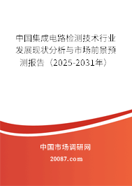 中国集成电路检测技术行业发展现状分析与市场前景预测报告（2025-2031年）