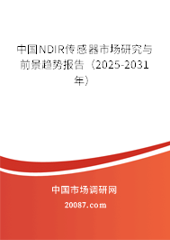 中国NDIR传感器市场研究与前景趋势报告（2025-2031年）