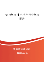 2009年商业房地产行业年度报告