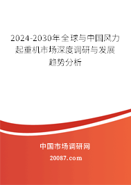 2024-2030年全球与中国风力起重机市场深度调研与发展趋势分析 2024-2030年全球与中国风力起重机市场深度调研与发展趋势分析