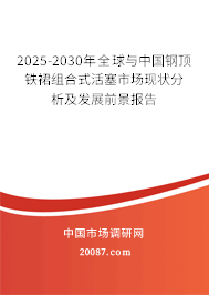 2025-2030年全球与中国钢顶铁裙组合式活塞市场现状分析及发展前景报告 2025-2030年全球与中国钢顶铁裙组合式活塞市场现状分析及发展前景报告