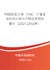 中国聚氯乙烯（PVC）行业发展现状分析与市场前景预测报告（2025-2031年）