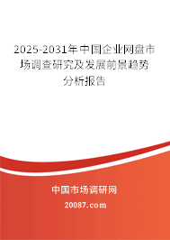 2025-2031年中国企业网盘市场调查研究及发展前景趋势分析报告