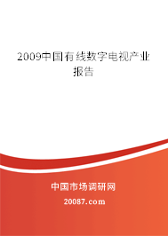 2009中国有线数字电视产业报告