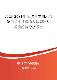 2025-2031年全球与中国风力发电紧固件市场现状调研及发展趋势分析报告