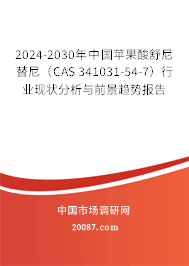 2024-2030年中国苹果酸舒尼替尼（CAS 341031-54-7）行业现状分析与前景趋势报告