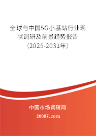 全球与中国5G小基站行业现状调研及前景趋势报告(2025-2031年) 全球与中国5G小基站行业现状调研及前景趋势报告(2025-2031年)