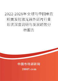 2022-2028年全球与中国垂直腔面发射激光器外延片行业现状深度调研与发展趋势分析报告