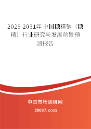 2025-2031年中国糖精钠（糖精）行业研究与发展前景预测报告