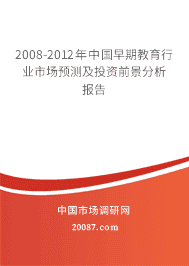 2008-2012���й����ڽ�����ҵ�г�Ԥ�⼰Ͷ��ǰ����������