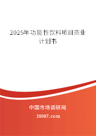 2025年功能性饮料项目商业计划书 2025年功能性饮料项目商业计划书