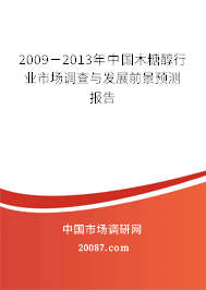 2009－2013年中国木糖醇行业市场调查与发展前景预测报告
