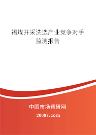 褐煤开采洗选产业竞争对手监测报告 褐煤开采洗选产业竞争对手监测报告