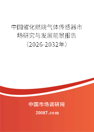 中国催化燃烧气体传感器市场研究与发展前景报告（2026-2032年）